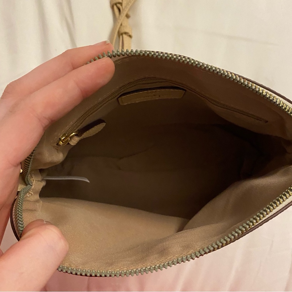 Nanette Lepore Beige and Tan Crossbody Purse - Picture 6 of 9